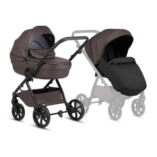 Универсальная коляска 2 в 1 Tutis Uno6 plus Leather Cioccolata